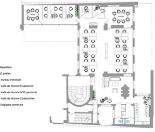 Espace indépendant 211 m² 32 postes Location bureau Rue de la Banque Paris 75002 - photo 1